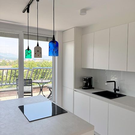 Luxe Penthouse With A Castle View 卢布尔雅那 外观 照片