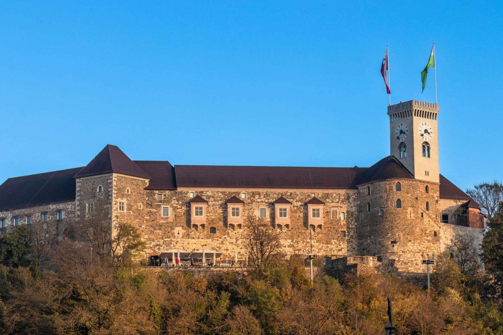 Luxe Penthouse With A Castle View 卢布尔雅那 外观 照片