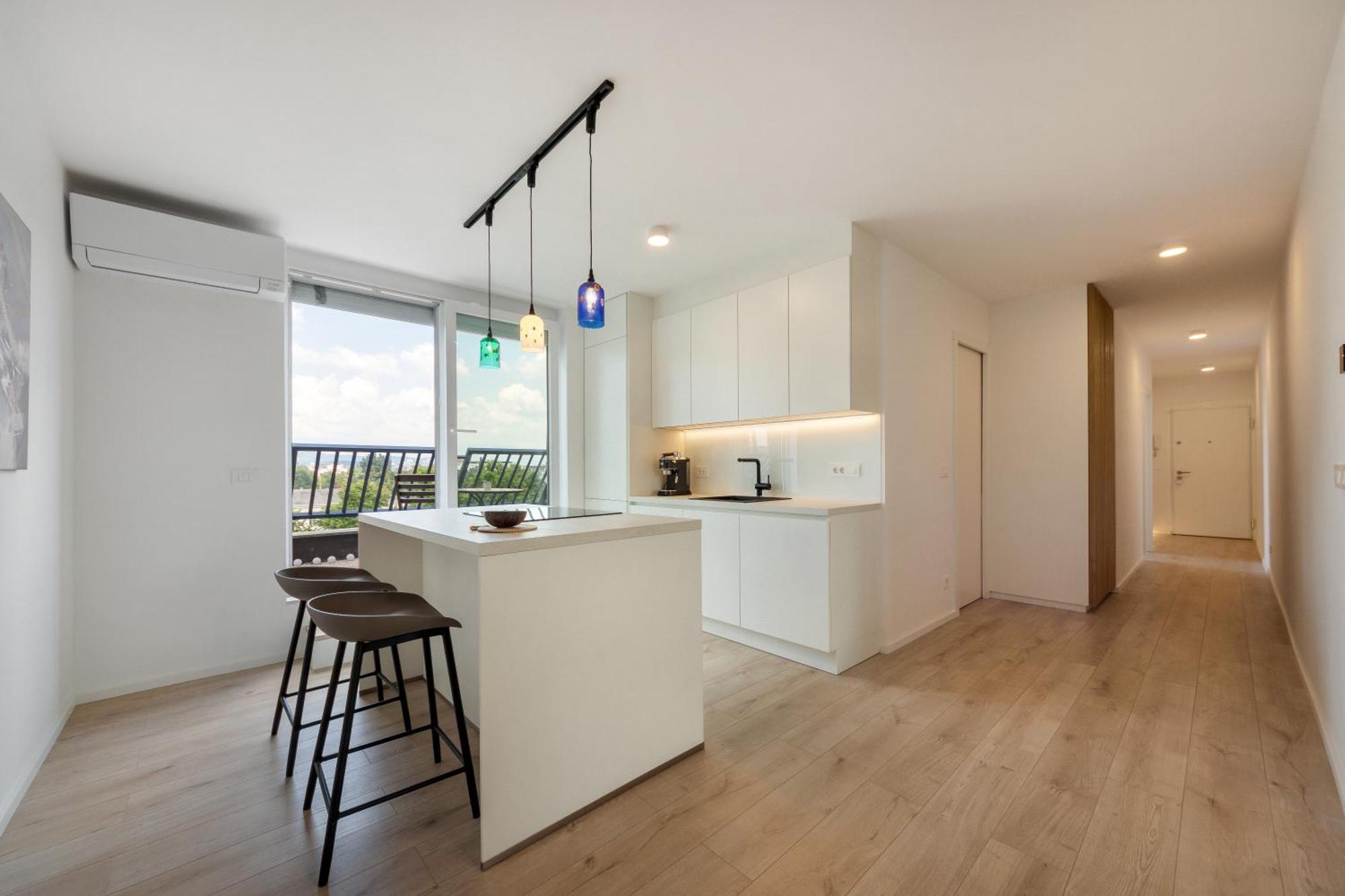 Luxe Penthouse With A Castle View 卢布尔雅那 外观 照片